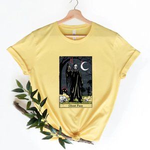 women's yellow t-shirt